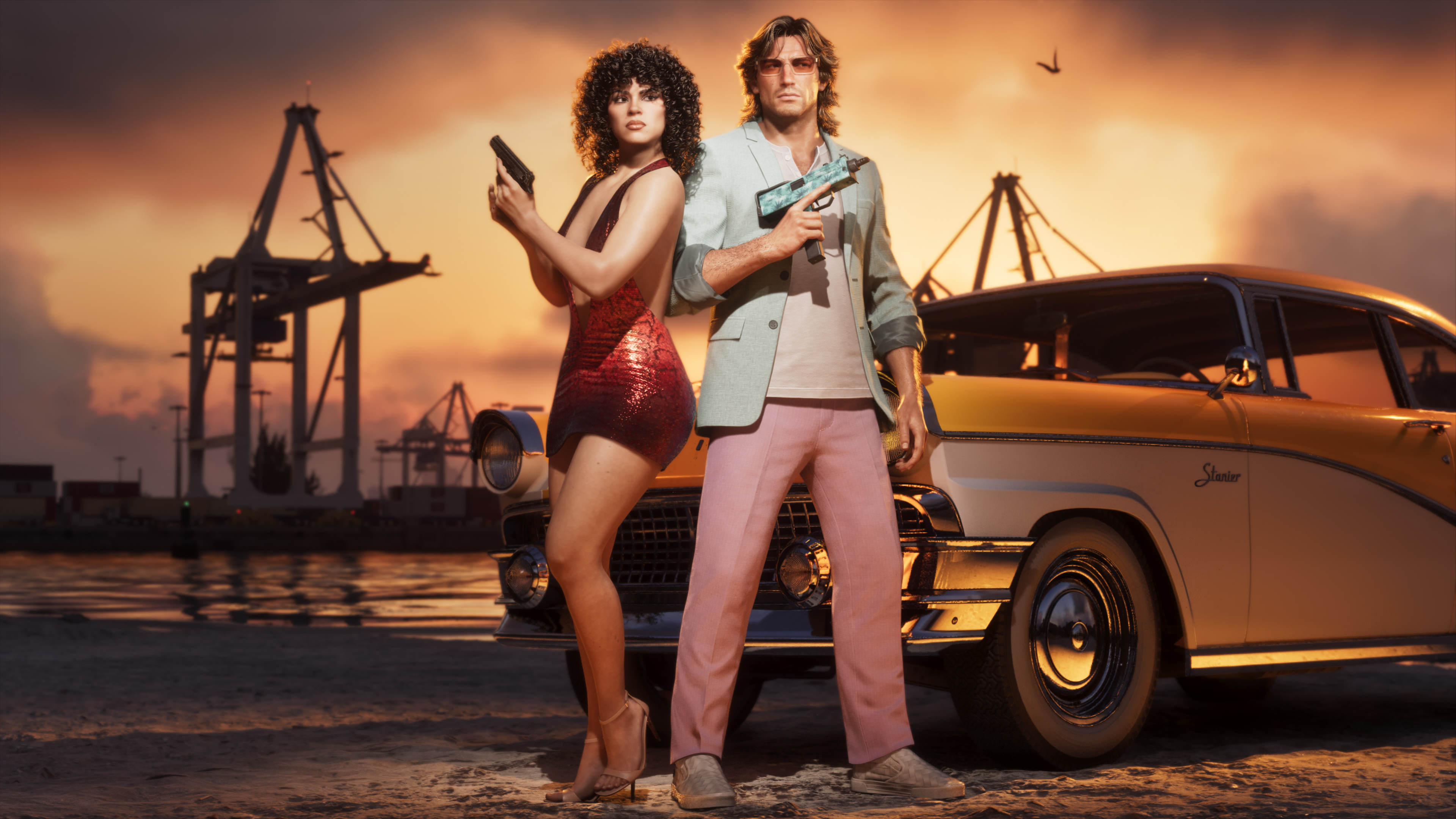 Vintage Vice City Pack 02: official GTA 6 screenshot by Rockstar Games